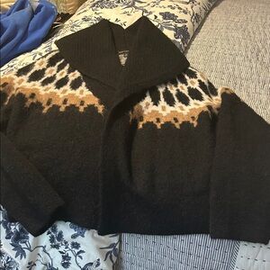 Banana Republic Dark Gray Knit Cardigan